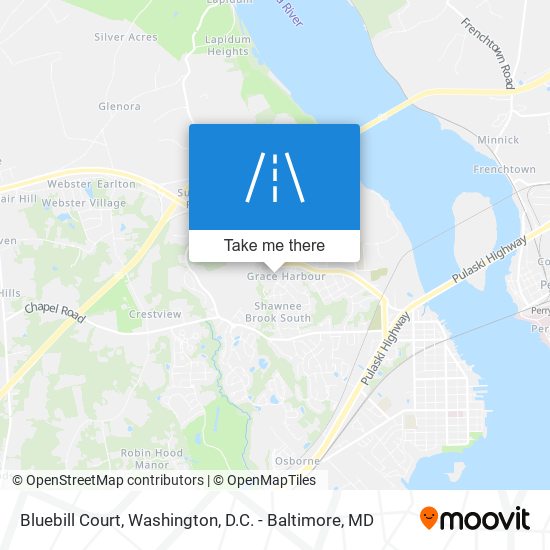 Bluebill Court map