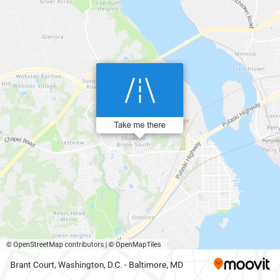 Mapa de Brant Court