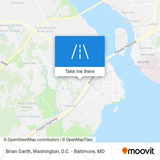 Brian Garth map