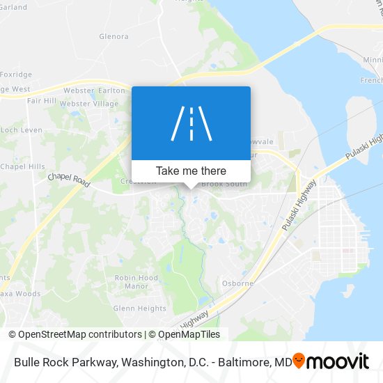 Bulle Rock Parkway map