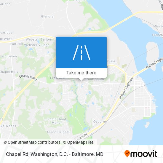 Chapel Rd map