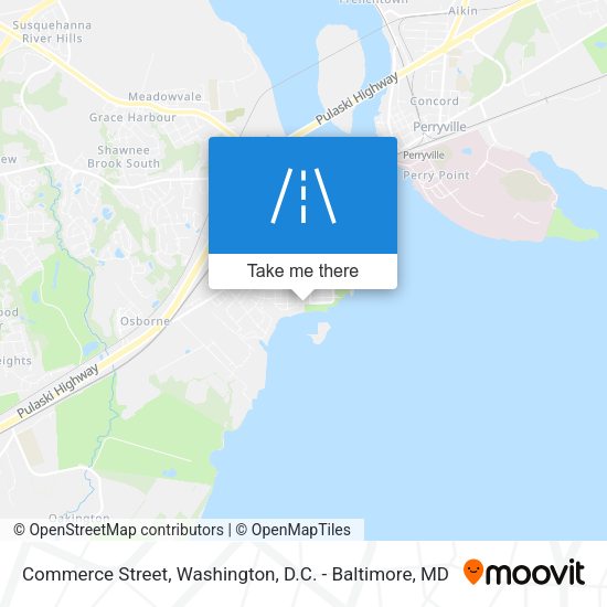 Commerce Street map