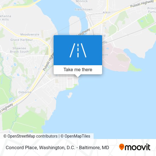 Concord Place map