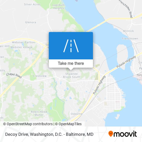 Decoy Drive map