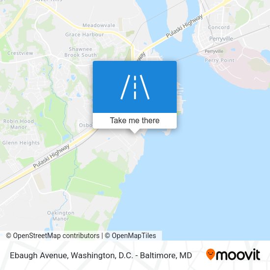 Mapa de Ebaugh Avenue