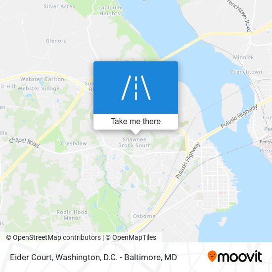 Eider Court map