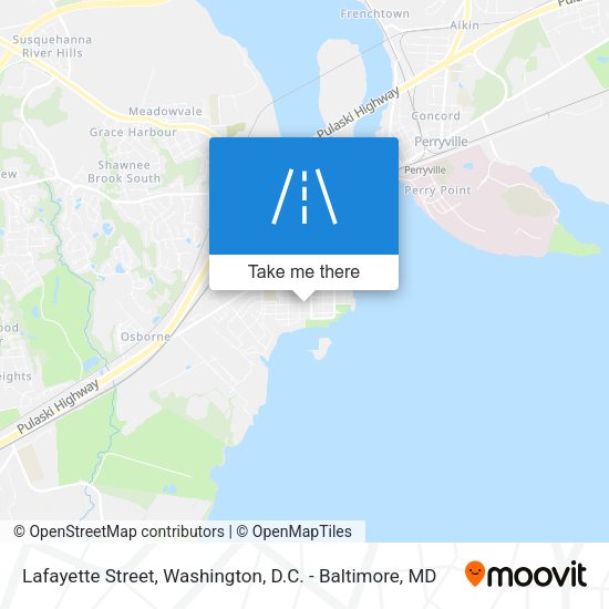 Lafayette Street map