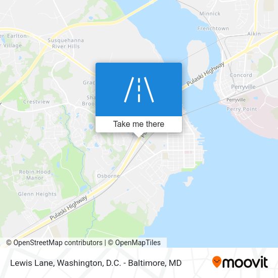 Mapa de Lewis Lane