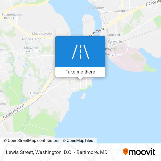 Mapa de Lewis Street