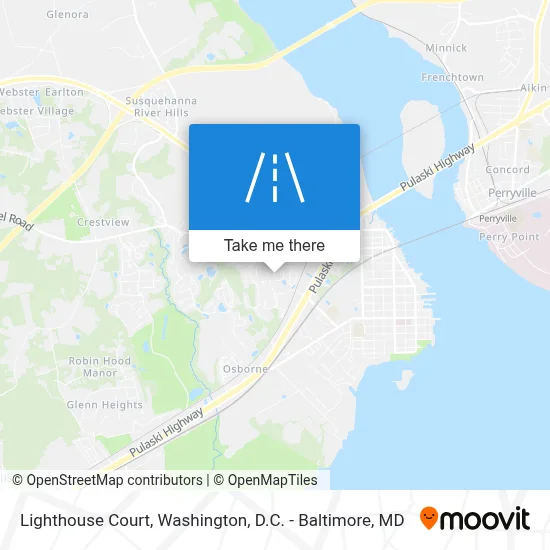 Lighthouse Court map