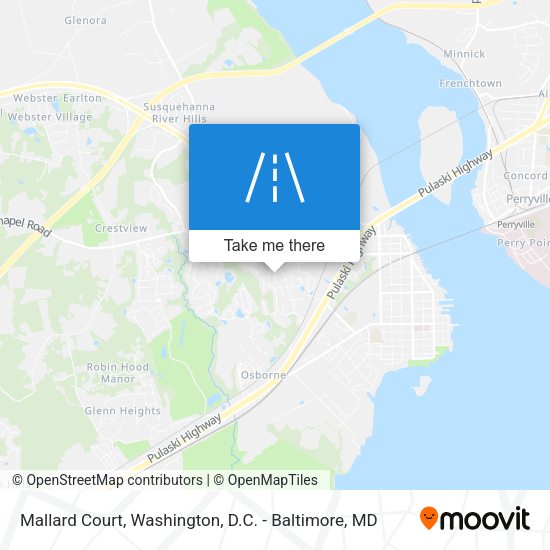 Mallard Court map