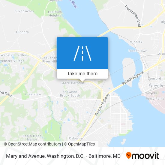 Mapa de Maryland Avenue