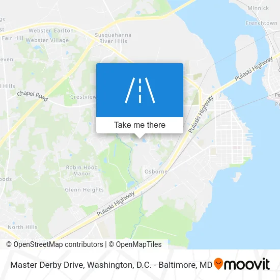 Master Derby Drive map