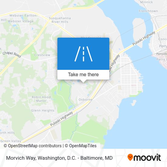 Morvich Way map