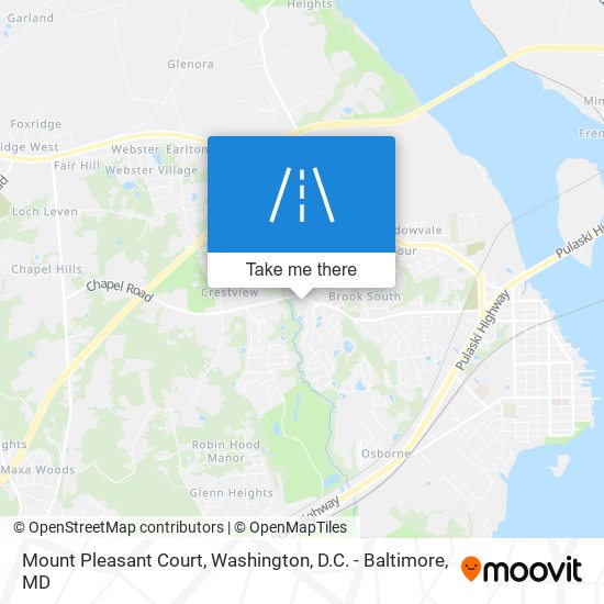 Mount Pleasant Court map
