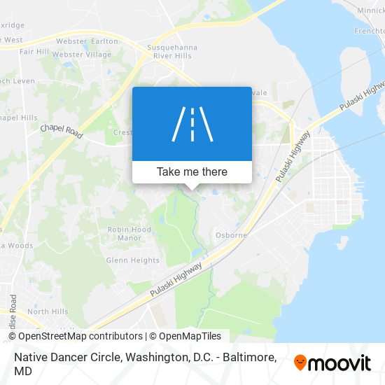 Mapa de Native Dancer Circle