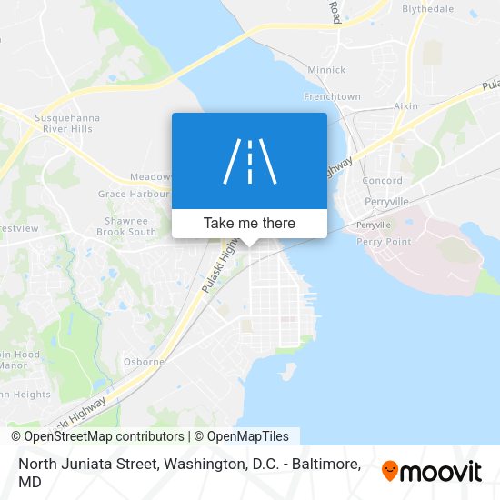 Mapa de North Juniata Street