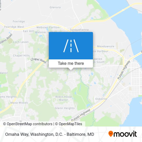 Omaha Way map