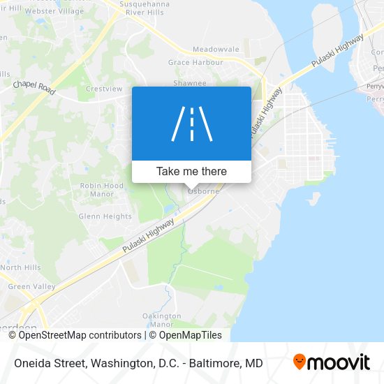 Oneida Street map