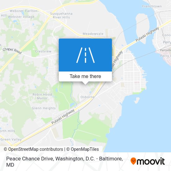 Mapa de Peace Chance Drive