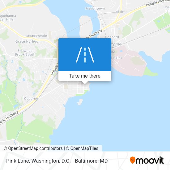 Mapa de Pink Lane