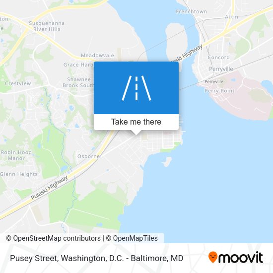Pusey Street map