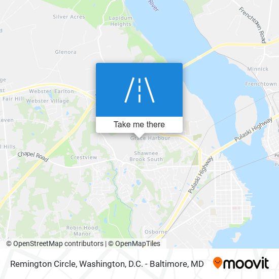 Mapa de Remington Circle