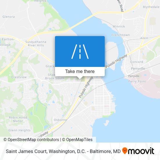 Saint James Court map