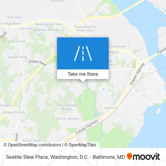 Mapa de Seattle Slew Place
