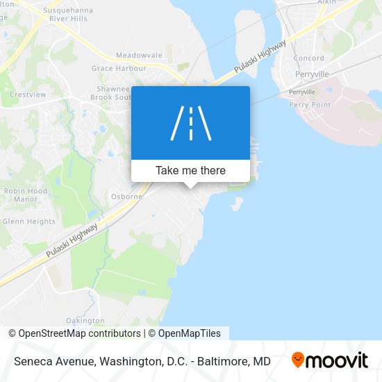 Mapa de Seneca Avenue