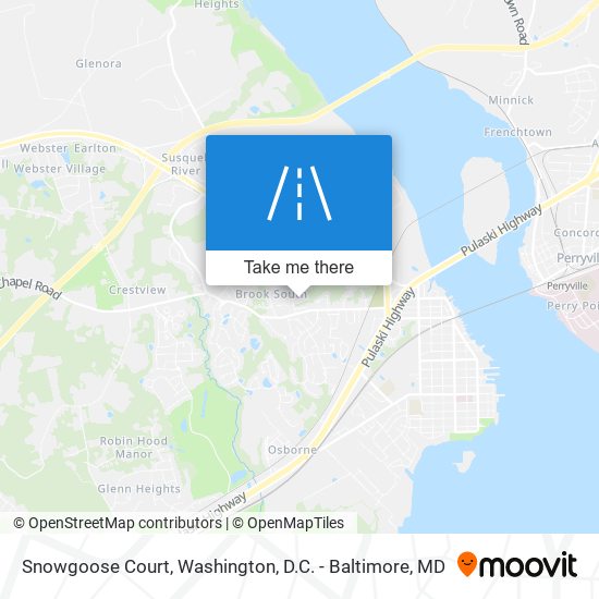 Snowgoose Court map