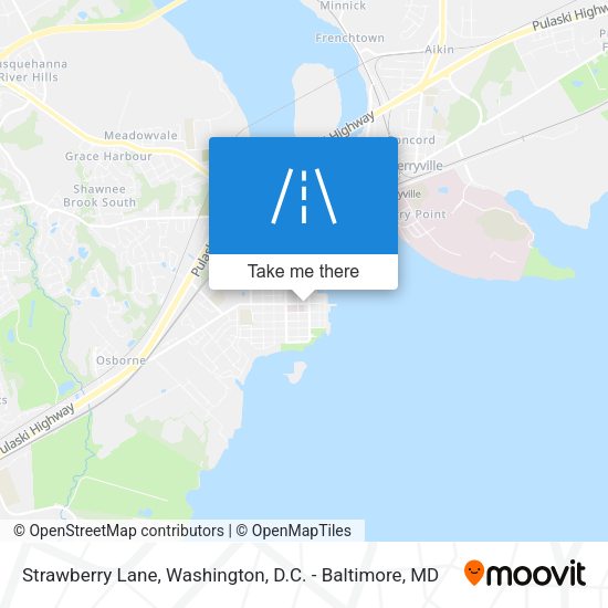 Strawberry Lane map