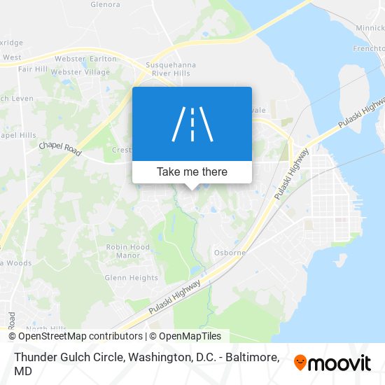 Mapa de Thunder Gulch Circle