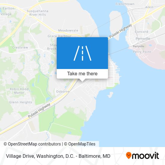 Village Drive map