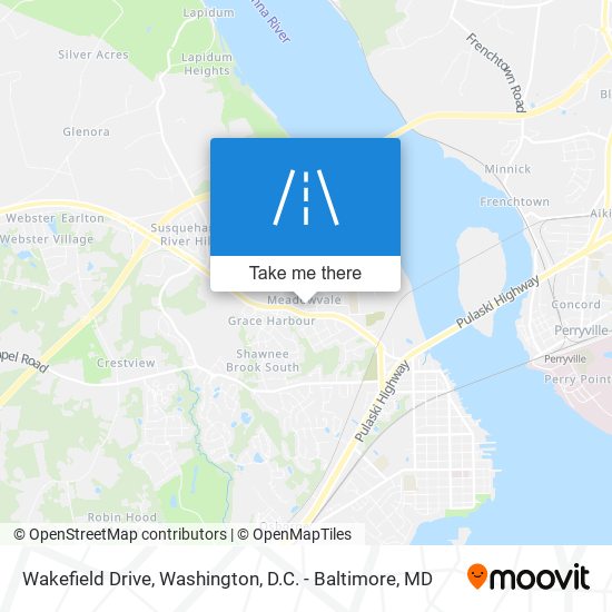Wakefield Drive map