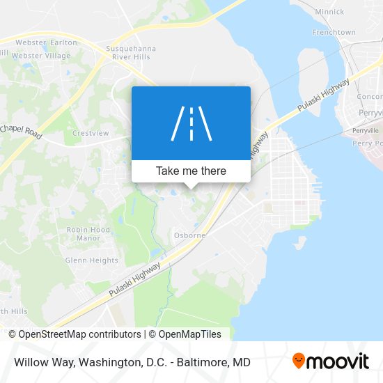 Mapa de Willow Way