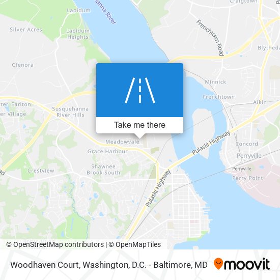 Mapa de Woodhaven Court