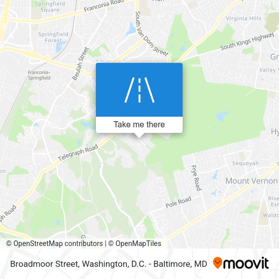 Mapa de Broadmoor Street