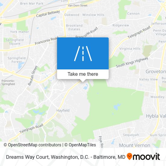 Dreams Way Court map