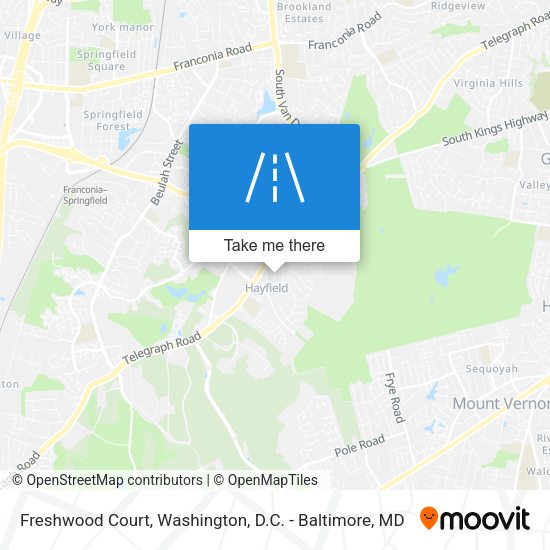 Mapa de Freshwood Court