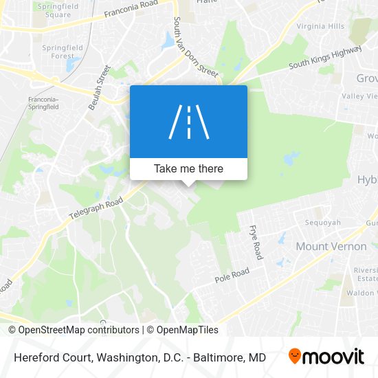 Hereford Court map