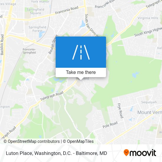 Luton Place map