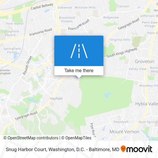 Mapa de Snug Harbor Court