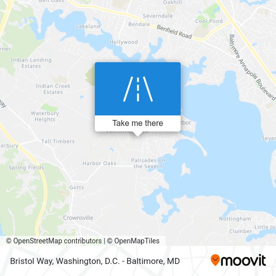 Bristol Way map