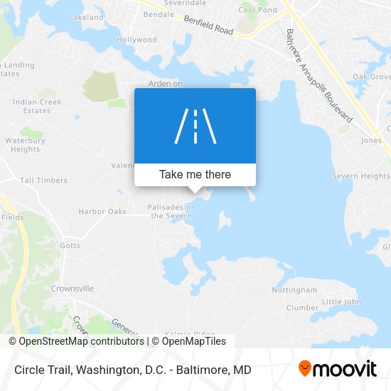 Circle Trail map