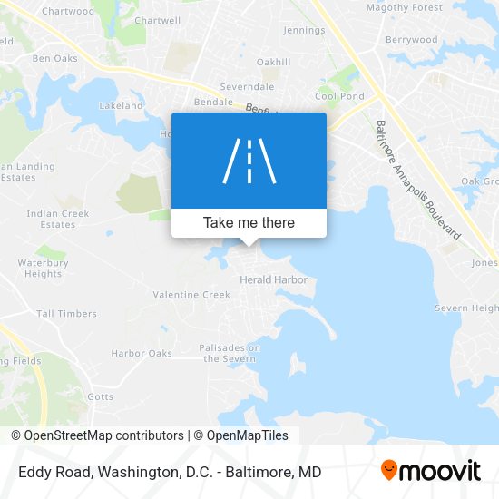 Mapa de Eddy Road