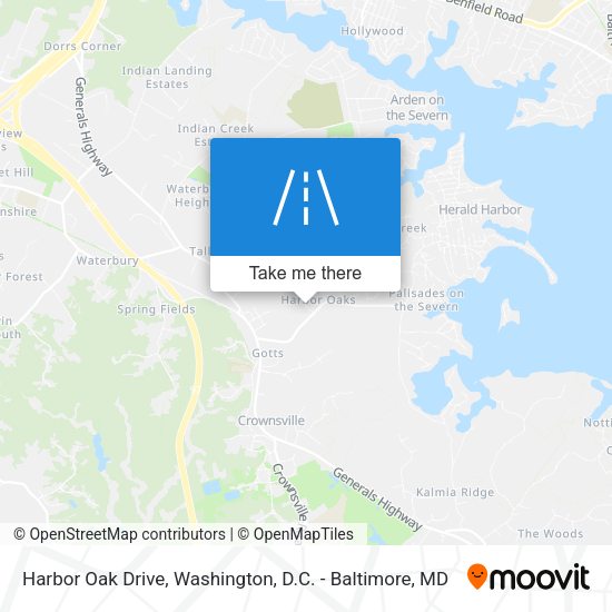 Mapa de Harbor Oak Drive