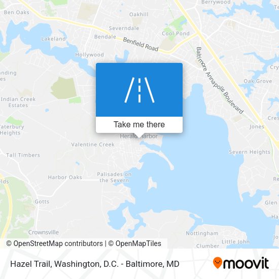 Mapa de Hazel Trail