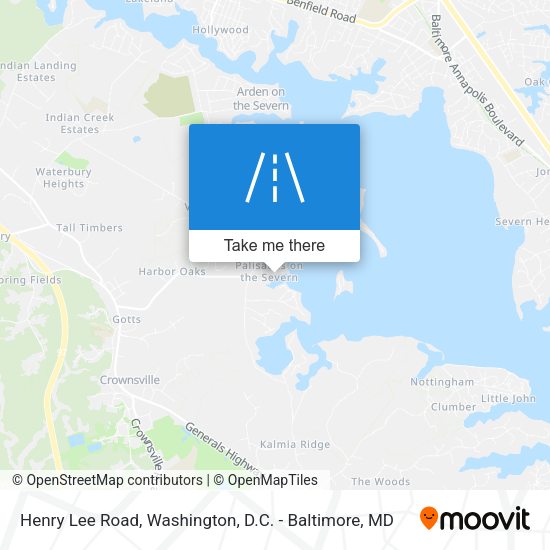Henry Lee Road map