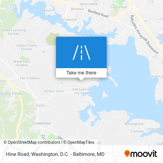 Hine Road map